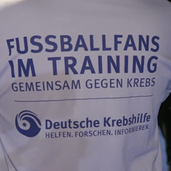 Fußballfans im Training